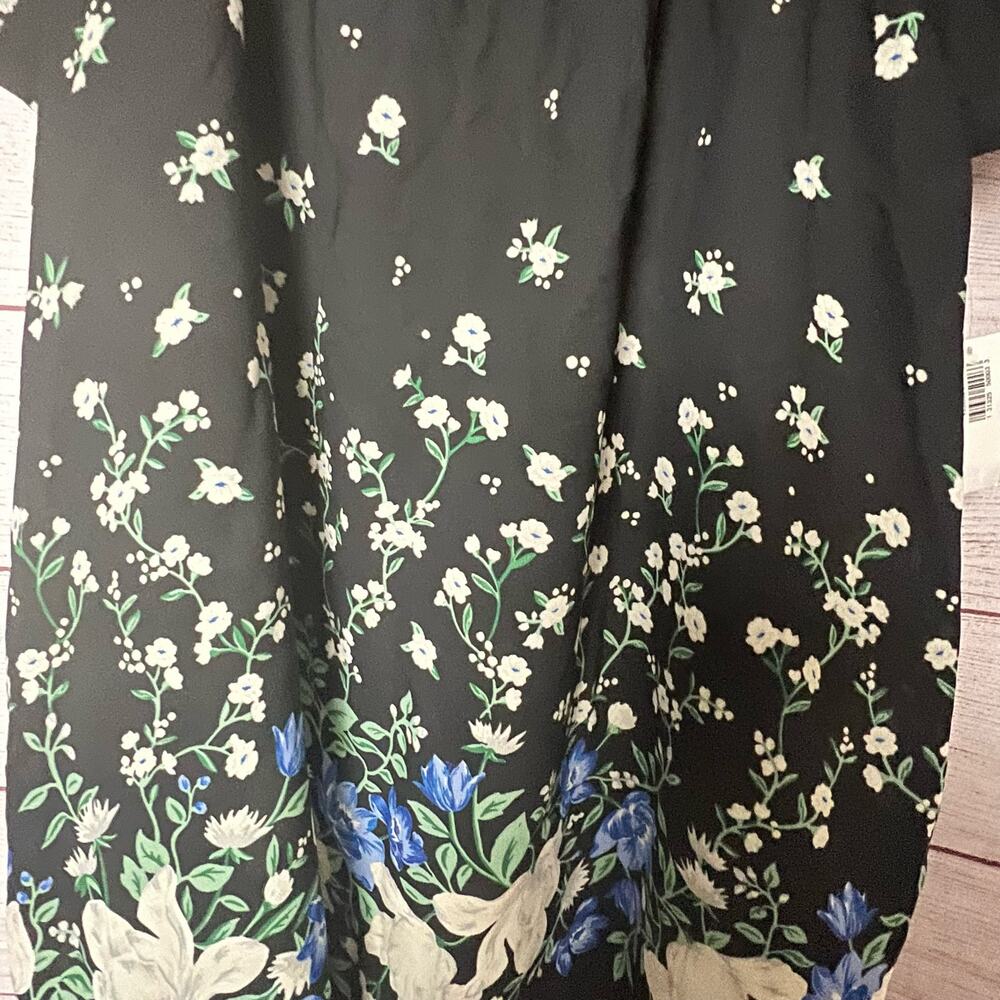 Old Navy Women's Short Sleeve Floral Print Blouse Sz L - Picture 12 of 13